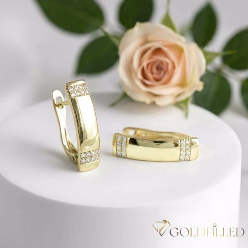 Gold-Filled Antiallergenic Earring 19 mm 18K Color