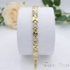 Gold-Filled Antiallergenic Bracelet 17cm/8mm 14K color