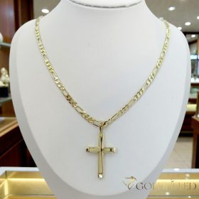   Gold-Filled Antiallergenic Necklace 45cm/4mm + Pendant 18K color