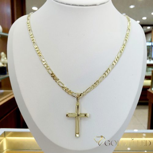 Gold-Filled Antiallergenic Necklace 45cm/4mm + Pendant 18K color