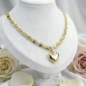   Gold-Filled Antiallergenic Necklace 50cm/5,2mm + Pendant 18K color