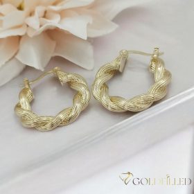 Gold-Filled Antiallergenic  Hoop Earring 30mm 14K color