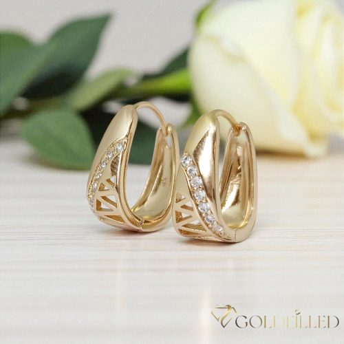 Gold-Filled Antiallergenic Earring 18 mm 18K Color