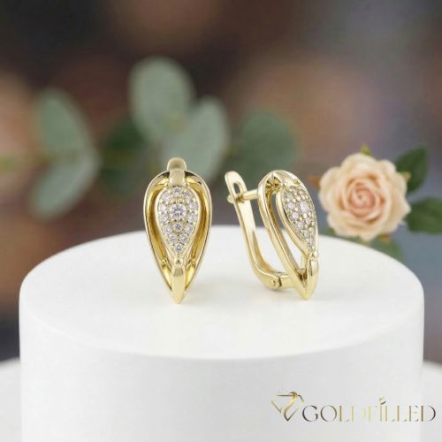 Gold-Filled Antiallergenic Earring 17 mm 14K Color