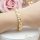 Gold-Filled Antiallergenic Bracelet 19cm/9mm 14K color
