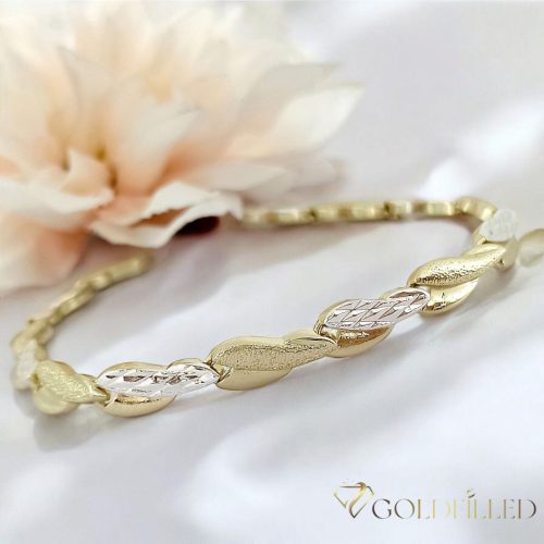 Gold-Filled Antiallergenic Bracelet Mult sizes 7mm 14K Color