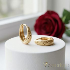 Gold-Filled Antiallergenic Earring 14 mm 18K Color 