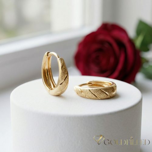 Gold-Filled Antiallergenic Earring 14 mm 18K Color 