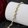 Gold-Filled Antiallergenic Necklace 45cm/7mm + Bracelet 17cm 14K Color