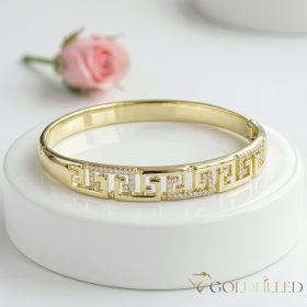   Gold-Filled Antiallergenic Bangle 7-4mm  Color (14K) diameter 60mm openable 
