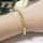 Gold-Filled Antiallergenic Bracelet 17,5cm/7mm 14K color