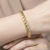 Gold-Filled Antiallergenic Bracelet 17,5cm/7mm 14K color