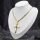 Gold-Filled Antiallergenic Necklace 50cm/4mm + Pendant 18K color
