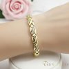 Gold-Filled Antiallergenic Bracelet 19cm/7mm 14K color