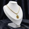 Gold-Filled Antiallergenic Necklace 50cm/5,2mm + Pendant 18K color