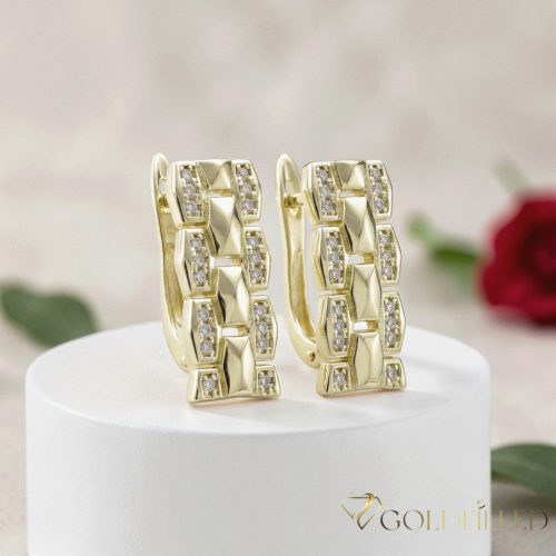 Gold-Filled Antiallergenic Earring 19 mm 18K Color