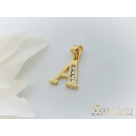 Gold-Filled Antiallergenic Pendant 24 mm 18K color