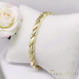 Gold-Filled Antiallergenic Bracelet 19cm/5mm 14K color