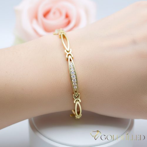 Gold-Filled Antiallergenic Bracelet 19cm/4mm 14K color