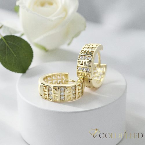 Gold-Filled Antiallergenic Earring 18 mm 18K Color