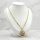 Gold-Filled Antiallergenic Necklace 45cm/3,5 mm + Pendant 18K color