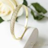 Gold-Filled Antiallergenic Bangle 7-4mm  Color (14K) diameter 60mm openable 