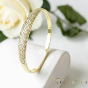   Gold-Filled Antiallergenic Bangle 7-4mm  Color (14K) diameter 60mm openable 