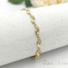 Gold-Filled Antiallergenic Bracelet 19cm/6mm 14K color