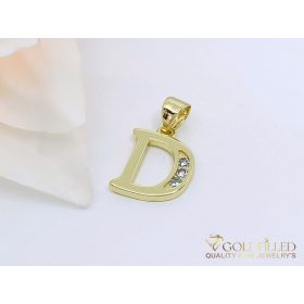Gold-Filled Antiallergenic Pendant 23 mm 14K color