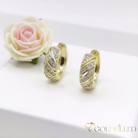 Gold-Filled Antiallergenic Earring 18 mm 18K Color