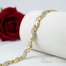 Gold-Filled Antiallergenic Bracelet Mult sizes 8mm 14K Color