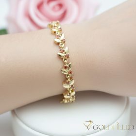 Gold-Filled Antiallergenic Bracelet 19cm/6mm 14K color