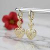 Gold-Filled Antiallergenic Earrings 48mm 14K Color