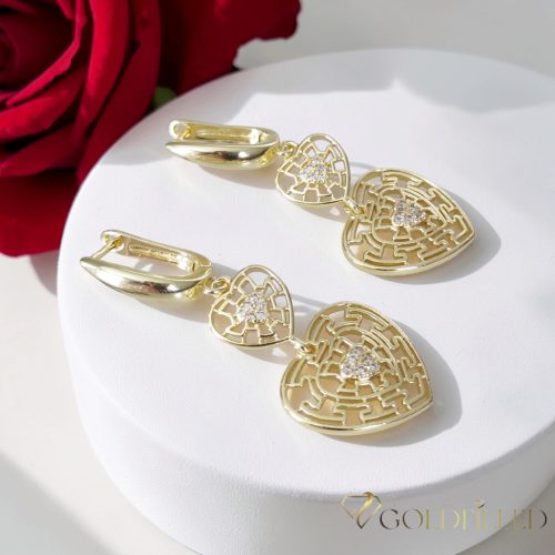 Gold-Filled Antiallergenic Earrings 48mm 14K Color