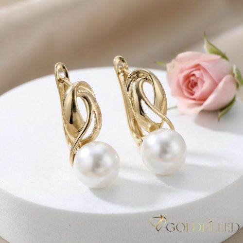 Gold-Filled Antiallergenic Earring 25 mm 18K Color