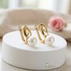Gold-Filled Antiallergenic Earring 25 mm 18K Color