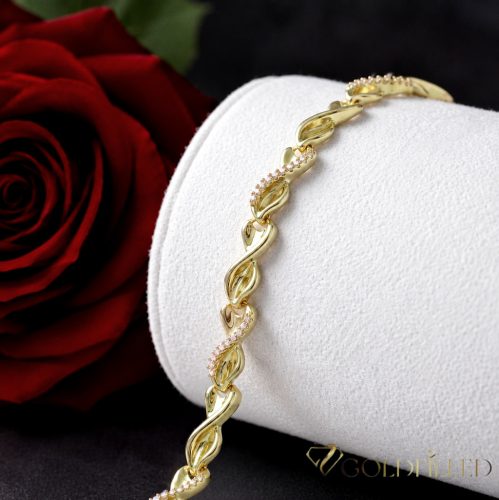 Gold-Filled Antiallergenic Bracelet Mult sizes 7mm 14K Color