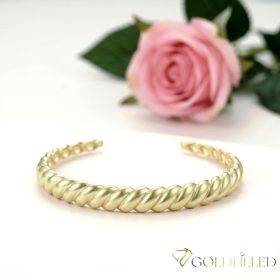   Gold-Filled Antiallergenic Bangle 4-10mm  Color (14K) diameter 60mm 