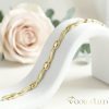 Gold-Filled Antiallergenic Bracelet 17cm/7mm 14K color