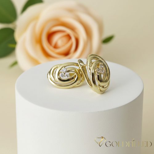 Gold-Filled Antiallergenic Earring 18 mm 18K Color