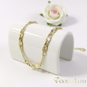 Gold-Filled Antiallergenic Bracelet 17-20cm/3-6mm 14K