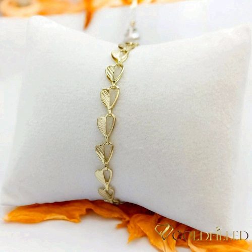 Gold-Filled Antiallergenic Bracelet 17cm/6mm 14K color