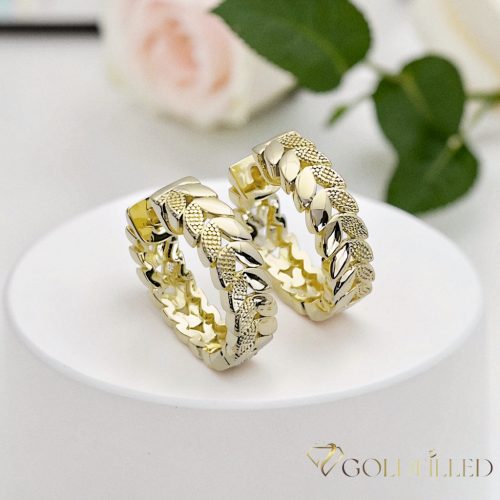 Gold-Filled Antiallergenic Earring 20 mm 18K Color