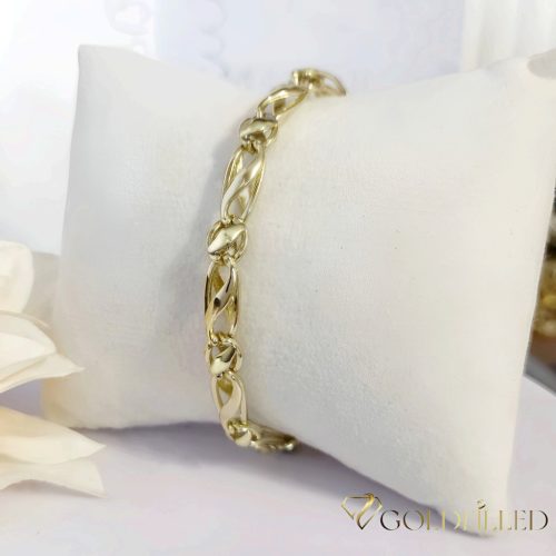 Gold-Filled Antiallergenic Bracelet Mult sizes(wide)  6 mm 14K Color
