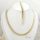 Gold-Filled Antiallergenic Necklace 45cm/6mm + Bracelet 19cm  14K Color