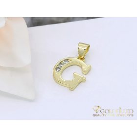 Gold-Filled Antiallergenic Pendant 23 mm 14K color