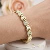 Gold-Filled Antiallergenic Bracelet 19cm/8mm 14K color