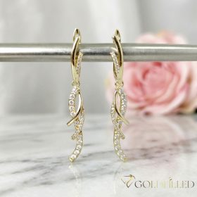 Gold-Filled Antiallergenic Earrings 46mm 14K Color