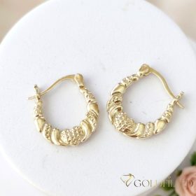 Gold-Filled Antiallergenic Earring 25 mm 14K Color