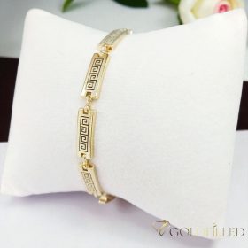 Gold-Filled Antiallergenic Bracelet 17cm/5,5mm 14K color